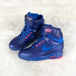 Nike Air Revolution Sky High High-Top Sneakers with Hidden Wedge Heel